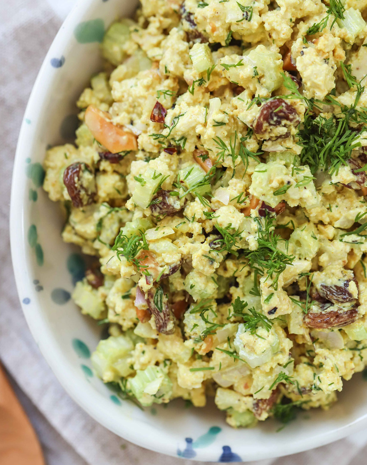 vegan curied tofu salad recipe