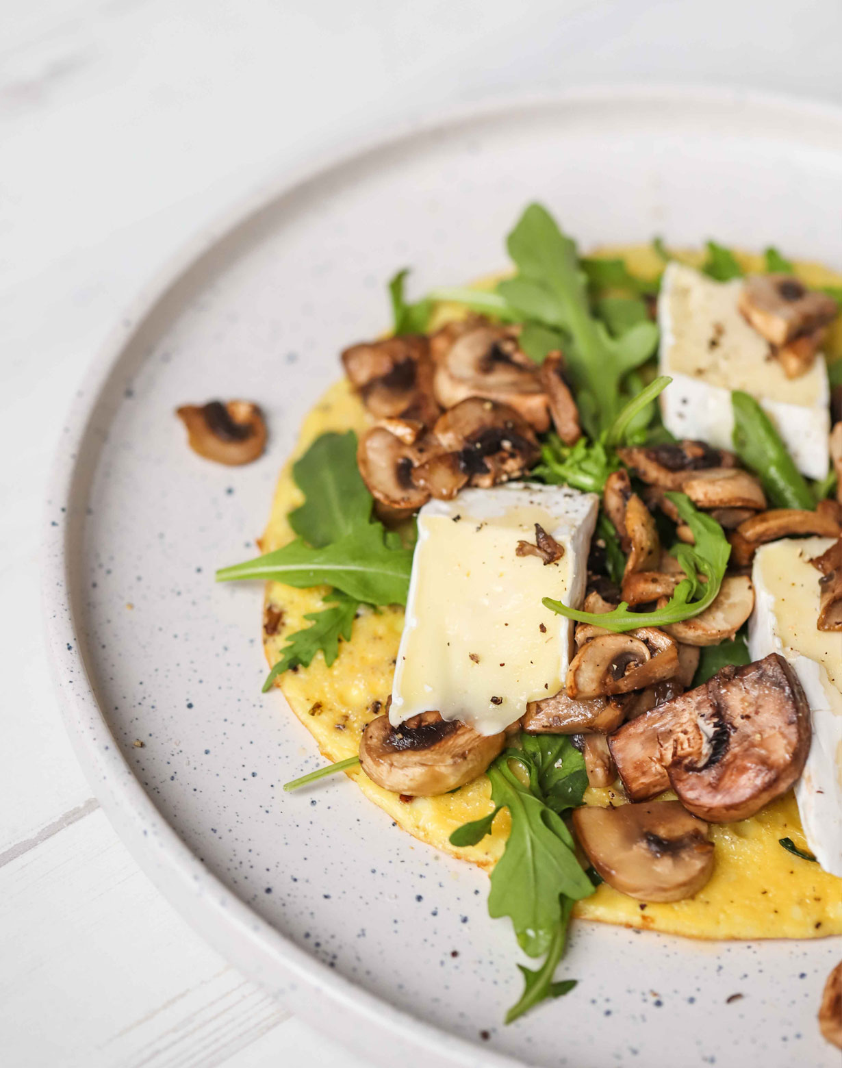 mushroom brie omelette recipe